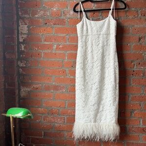 Likely Ivory Textured Dress
